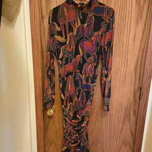 Farm Rio Wild Horses Midi Dress